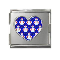 Seamless Repeat Repeating Pattern Mega Link Heart Italian Charm (18mm) by artworkshop