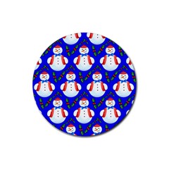 Seamless Repeat Repeating Pattern Rubber Coaster (round) by artworkshop