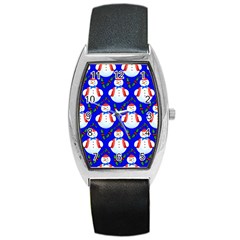 Seamless Repeat Repeating Pattern Barrel Style Metal Watch by artworkshop