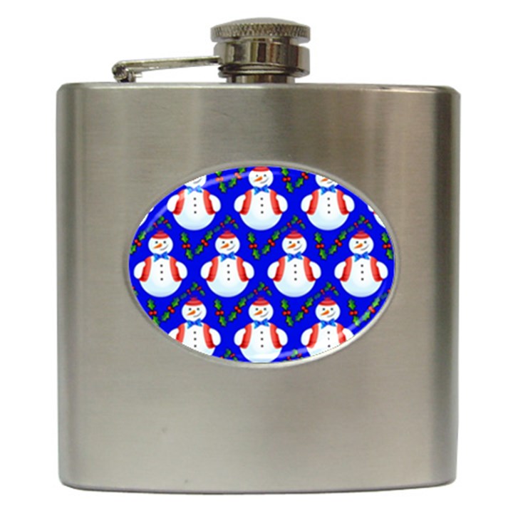 Seamless Repeat Repeating Pattern Hip Flask (6 oz)