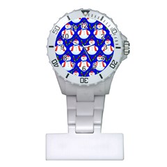 Seamless Repeat Repeating Pattern Plastic Nurses Watch by artworkshop