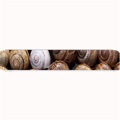 Snail Shells Pattern Arianta Arbustorum Small Bar Mat by artworkshop