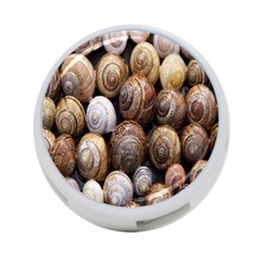 Snail Shells Pattern Arianta Arbustorum 4-port Usb Hub (two Sides) by artworkshop