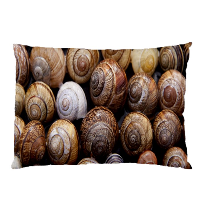 Snail Shells Pattern Arianta Arbustorum Pillow Case (Two Sides)