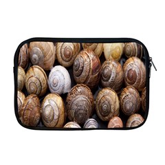 Snail Shells Pattern Arianta Arbustorum Apple Macbook Pro 17  Zipper Case by artworkshop