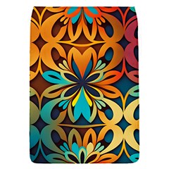 Orange, Turquoise And Blue Pattern  Removable Flap Cover (s) by Sobalvarro