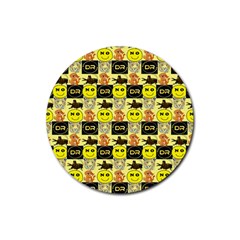 Smily Rubber Coaster (Round)