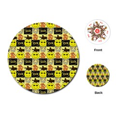 Smily Playing Cards Single Design (Round)