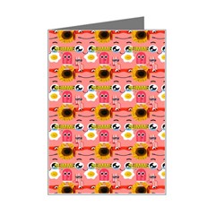 Egg Eyes Mini Greeting Card by Sparkle