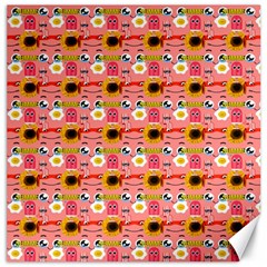 Egg Eyes Canvas 12  X 12  by Sparkle