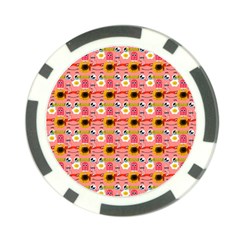 Egg Eyes Poker Chip Card Guard by Sparkle