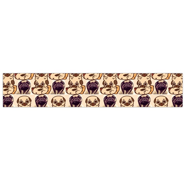 Pugs Large Flano Scarf 