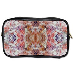 Marbled Confetti Toiletries Bag (one Side) by kaleidomarblingart