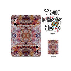 Marbled Confetti Playing Cards 54 Designs (mini) by kaleidomarblingart