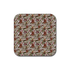 Pattern  Rubber Coaster (square)