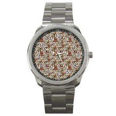 Pattern  Sport Metal Watch by Gohar