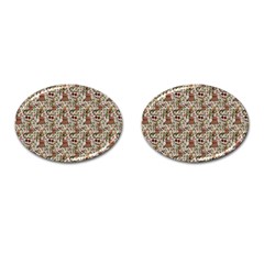 Pattern  Cufflinks (oval)