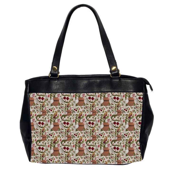 pattern  Oversize Office Handbag (2 Sides)