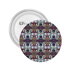 Multicolored Ornate Decorate Pattern 2.25  Buttons