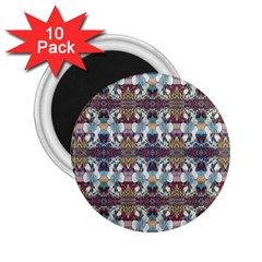 Multicolored Ornate Decorate Pattern 2 25  Magnets (10 Pack)  by dflcprintsclothing