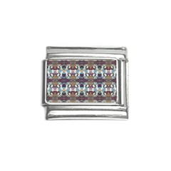 Multicolored Ornate Decorate Pattern Italian Charm (9mm)