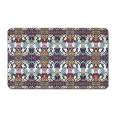 Multicolored Ornate Decorate Pattern Magnet (rectangular) by dflcprintsclothing