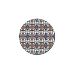 Multicolored Ornate Decorate Pattern Golf Ball Marker (10 Pack) by dflcprintsclothing