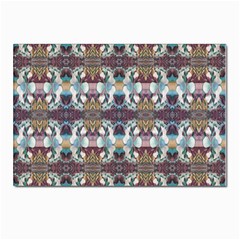 Multicolored Ornate Decorate Pattern Postcards 5  x 7  (Pkg of 10)