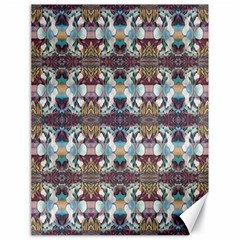 Multicolored Ornate Decorate Pattern Canvas 18  x 24 