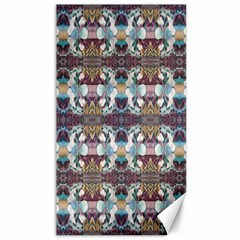 Multicolored Ornate Decorate Pattern Canvas 40  x 72 