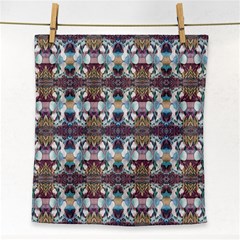 Multicolored Ornate Decorate Pattern Face Towel