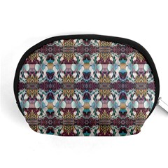 Multicolored Ornate Decorate Pattern Accessory Pouch (Medium)