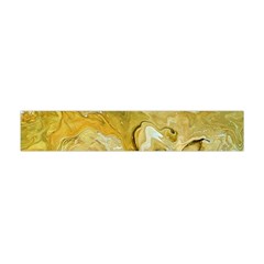 Kaleido Art Gold Flano Scarf (mini) by kaleidomarblingart