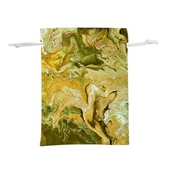 Kaleido Art Gold Lightweight Drawstring Pouch (s) by kaleidomarblingart