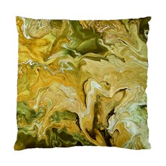 Kaleido Art Gold Standard Cushion Case (two Sides) by kaleidomarblingart