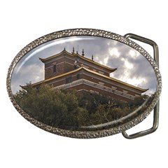 Buddhist Temple, Lavalleja, Uruguay Belt Buckles