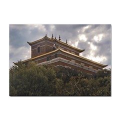 Buddhist Temple, Lavalleja, Uruguay Sticker A4 (100 pack)