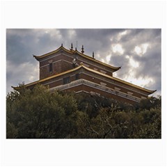 Buddhist Temple, Lavalleja, Uruguay Large Glasses Cloth by dflcprintsclothing