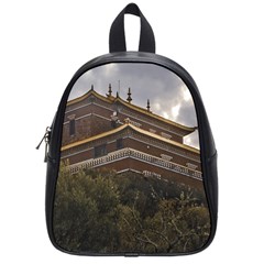 Buddhist Temple, Lavalleja, Uruguay School Bag (Small)