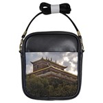 Buddhist Temple, Lavalleja, Uruguay Girls Sling Bag Front