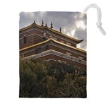 Buddhist Temple, Lavalleja, Uruguay Drawstring Pouch (4XL) Front