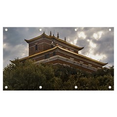 Buddhist Temple, Lavalleja, Uruguay Banner and Sign 7  x 4 