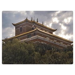 Buddhist Temple, Lavalleja, Uruguay Premium Plush Fleece Blanket (Extra Small)