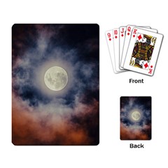 Dark Full Moonscape Midnight Scene Playing Cards Single Design (rectangle) by dflcprintsclothing