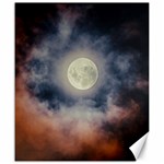 Dark Full Moonscape Midnight Scene Canvas 20  x 24  19.57 x23.15  Canvas - 1