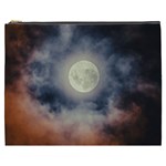 Dark Full Moonscape Midnight Scene Cosmetic Bag (XXXL) Front