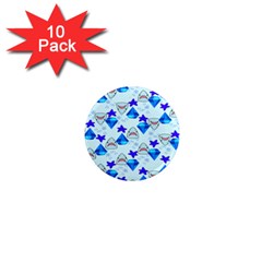 Sealife 1  Mini Magnet (10 Pack)  by Sparkle