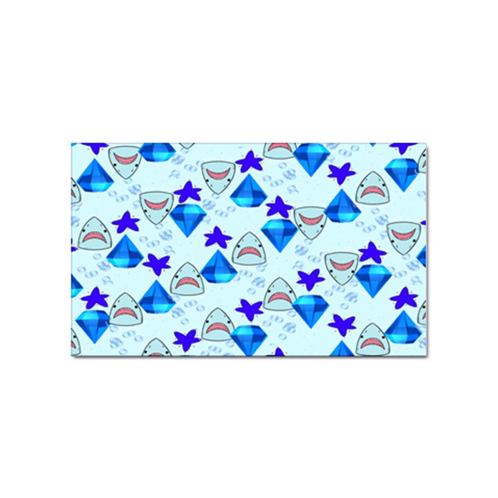 Sealife Sticker Rectangular (100 pack)