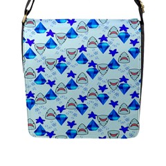 Sealife Flap Closure Messenger Bag (l) by Sparkle