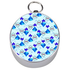 Sealife Silver Compasses by Sparkle